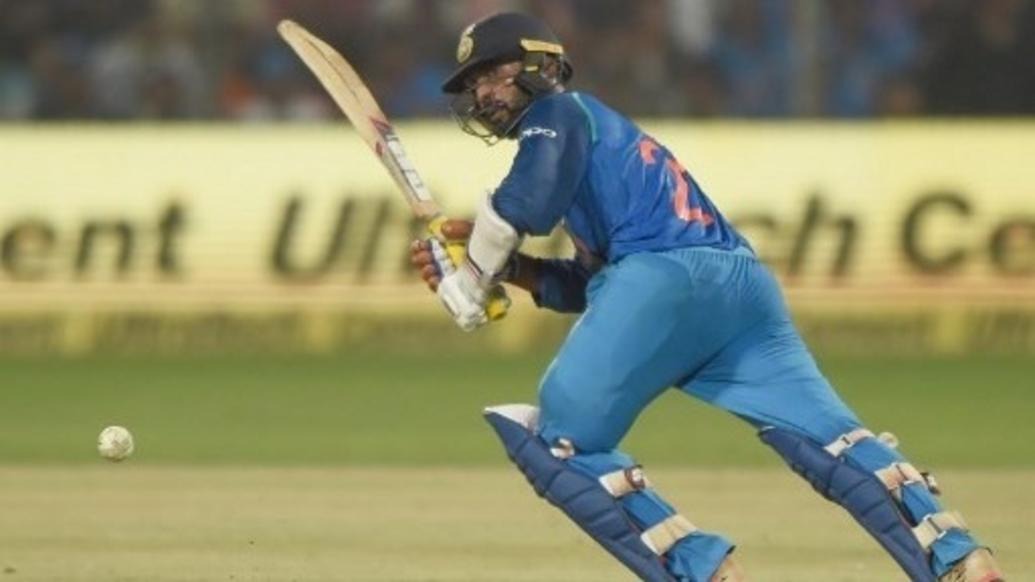 Chasing a tricky target of 167, India required 34 of the last 2 overs when Karthik came to bat.