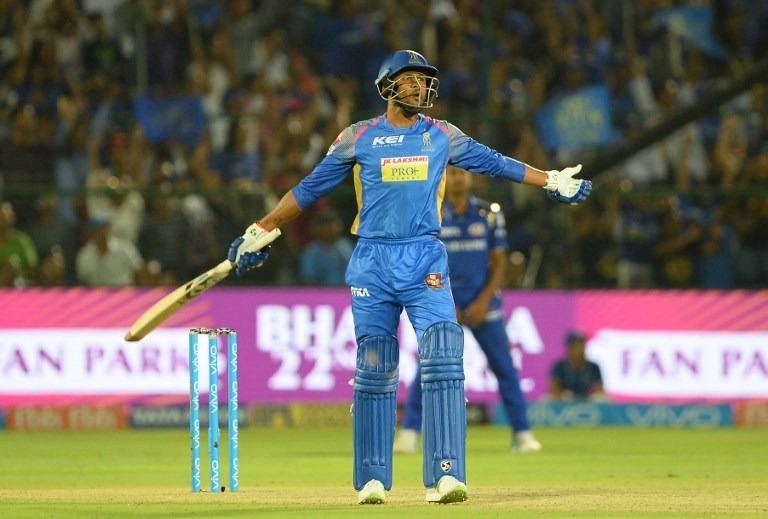 WATCH: \'सुपर सिक्स\' लगाकर गौथम ने धोनी स्टाइल में दिलाई राजस्थान को जीत