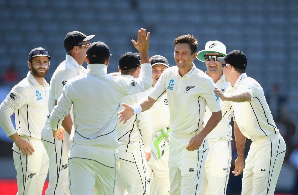 Boult and Williamson rout England on Day 1	 Boult and Williamson rout England on Day 1