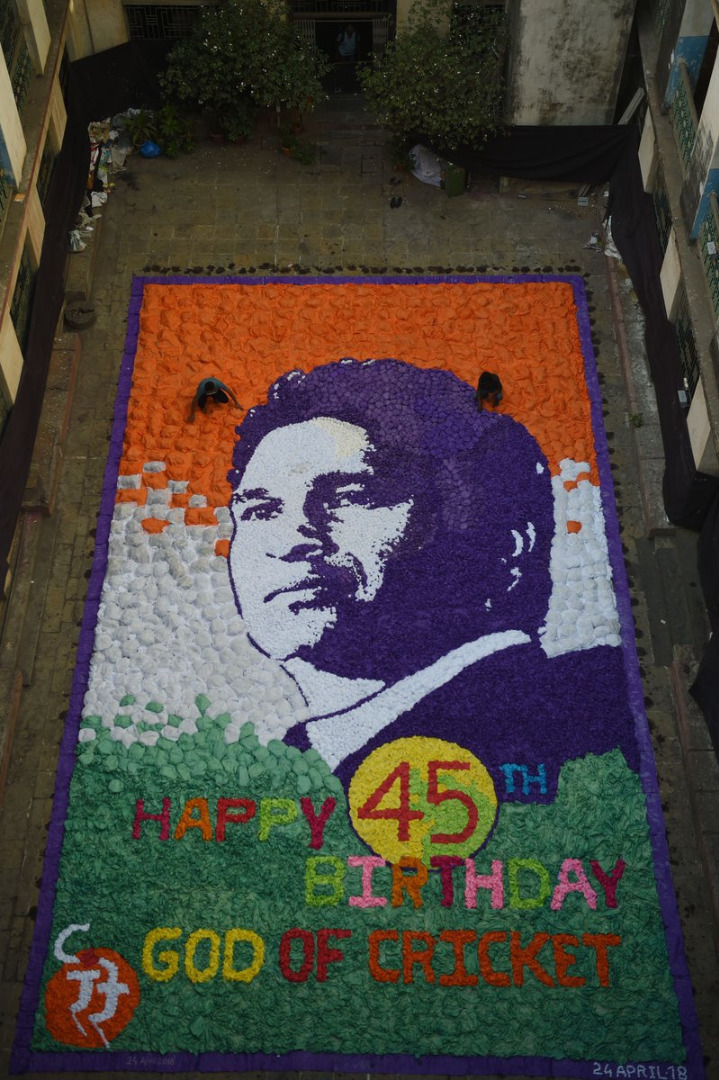 IN PICS: सचिन का खास बर्थडे सेलिब्रेशन