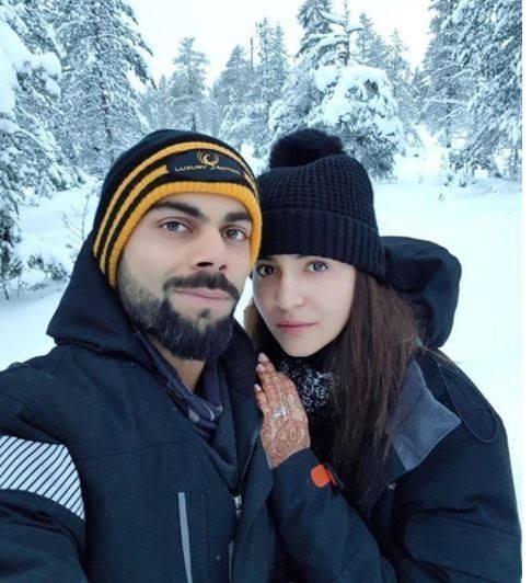 The first picture of their honeymoon has emerged on social networking site Instagram