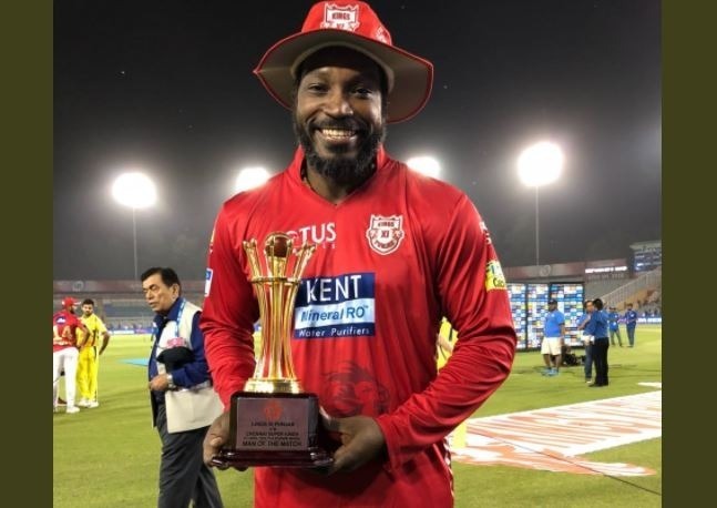 चेन्नई के खिलाफ शानदार जीत के बाद क्रिस गेल ने दिया बयान