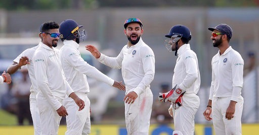 LIVE: India 7 wickets away from historic win over Sri Lanka LIVE: India 7 wickets away from historic win over Sri Lanka
