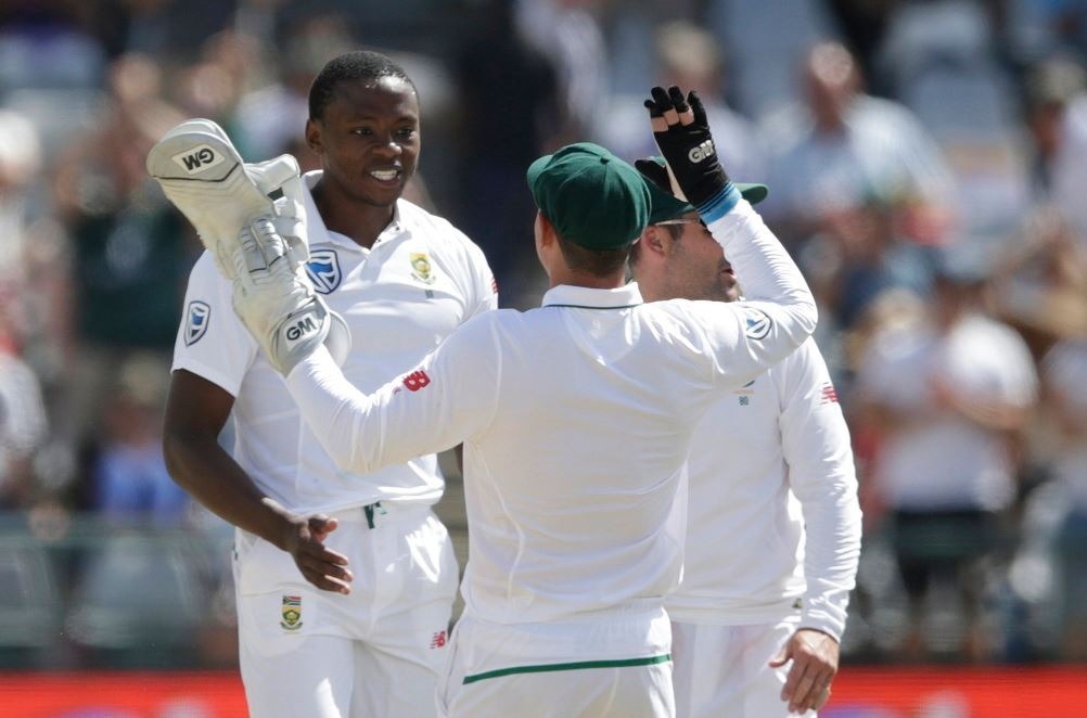 \'Charged\'-up Rabada helps South Africa level series