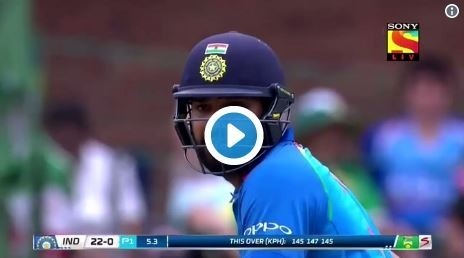 WATCH: Rohit Sharma hits the ball out of the stadium with brute power WATCH: Rohit Sharma hits the ball out of the stadium with brute power