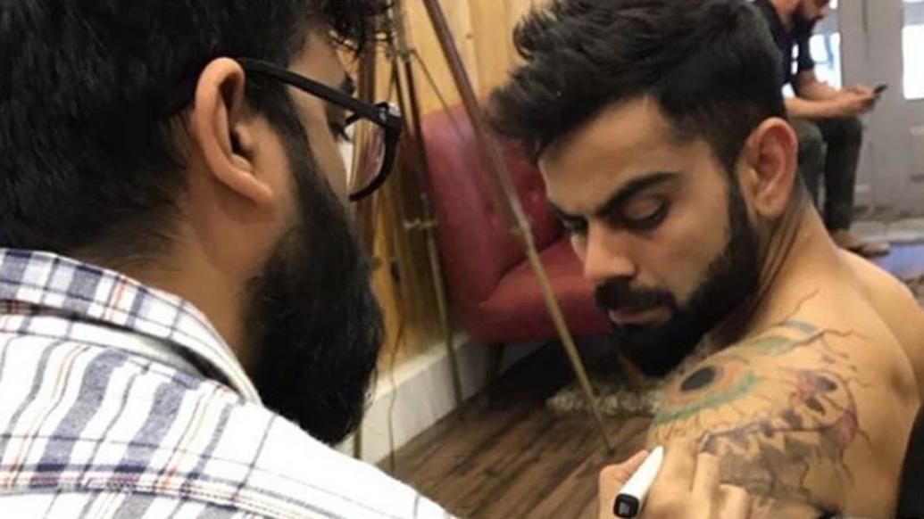 खाली समय में विराट कोहली ने बनवाया एक और नया ‘टैटू’ image-12854